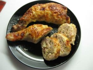 Нога куриная фаршированная