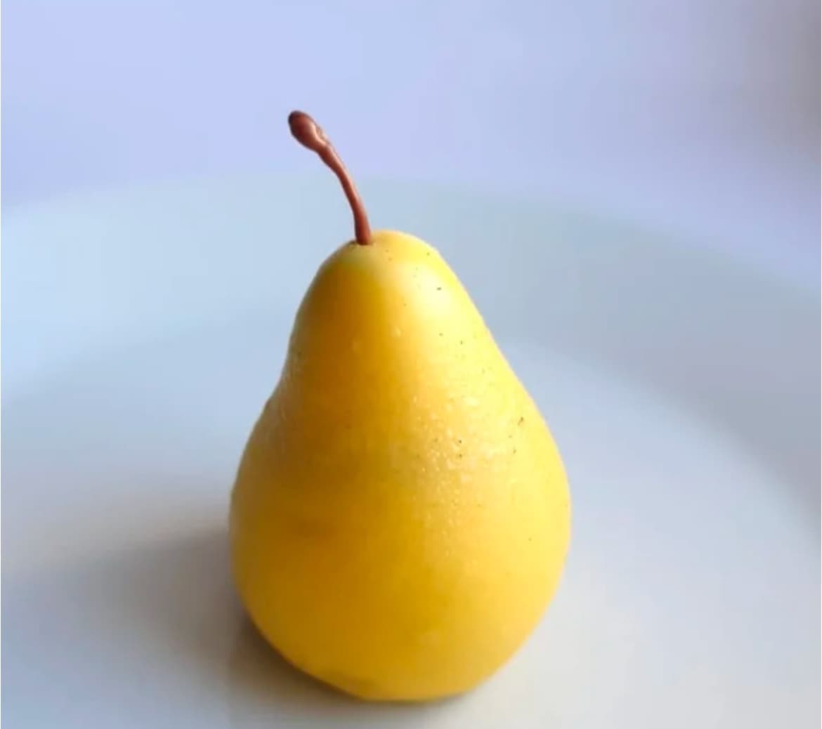 Корпусный десерт груша