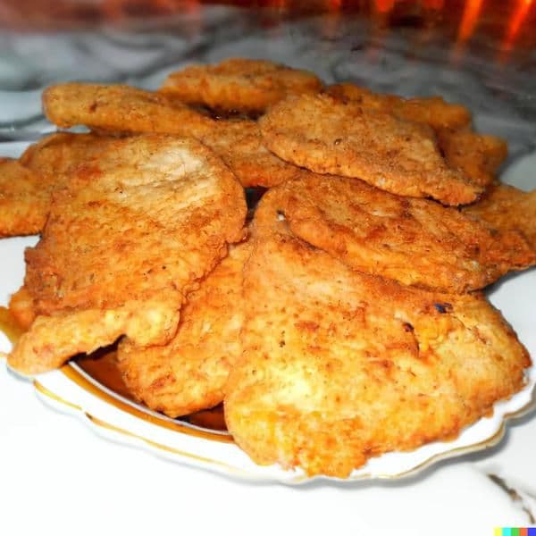 Куриная отбивная в сырном кляре