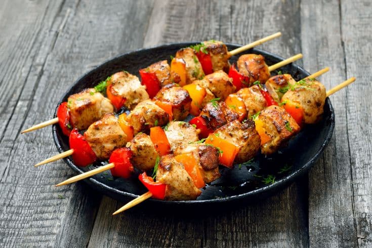 Куриный шашлычок в духовке