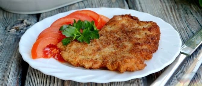 Шницель свиной