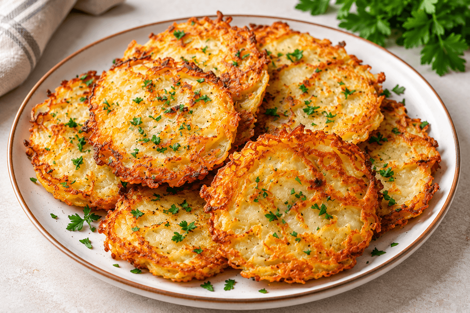 Драники с сыром и ветчиной
